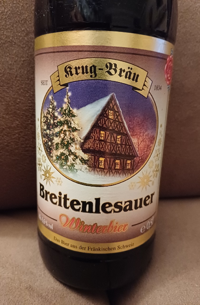 Breitenlesauer Winterbier, Krug-Bräu Breitenlesau