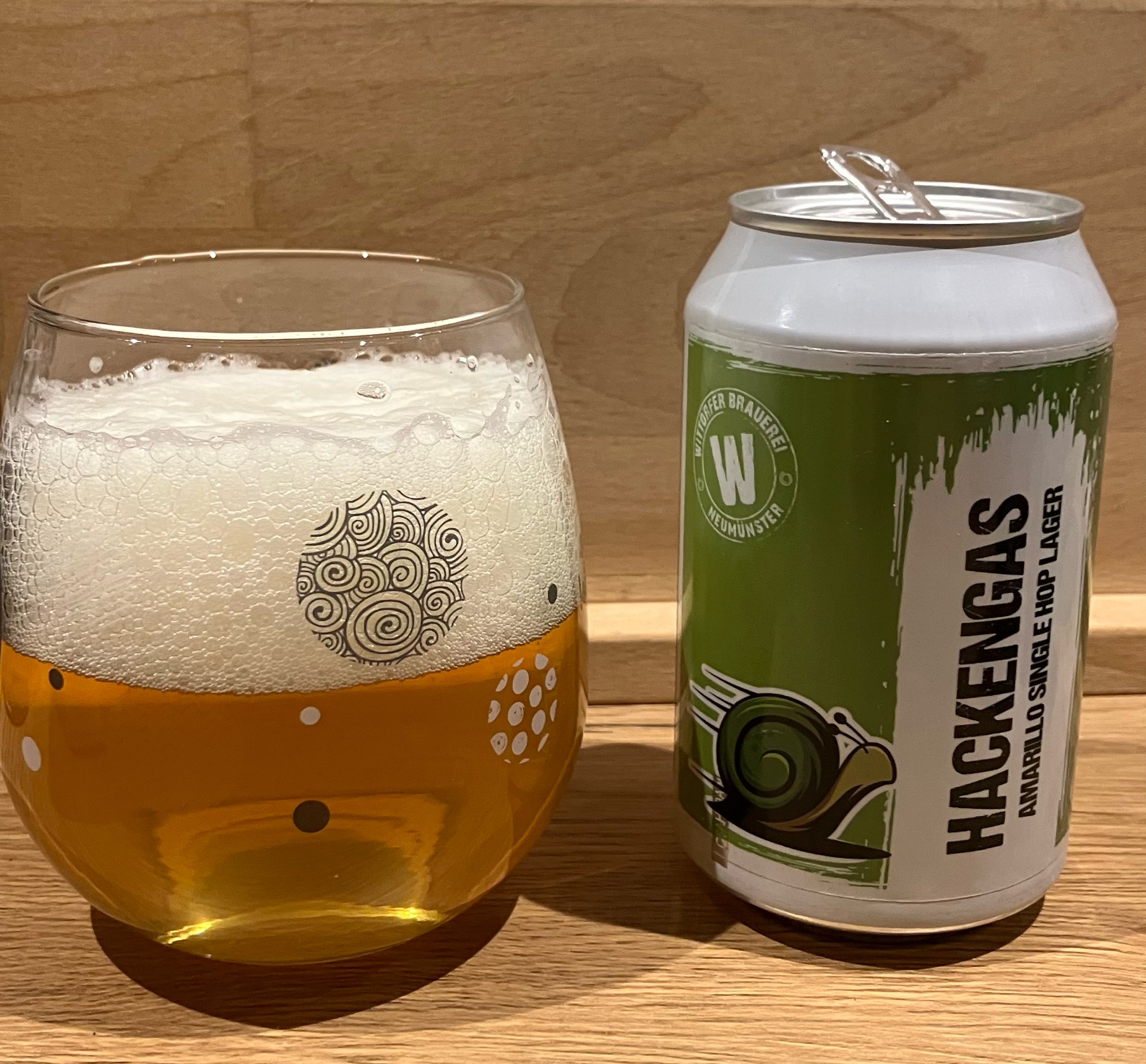Hackengas AMARILLO SINGLE HOP LAGER, Wittorfer Brauerei