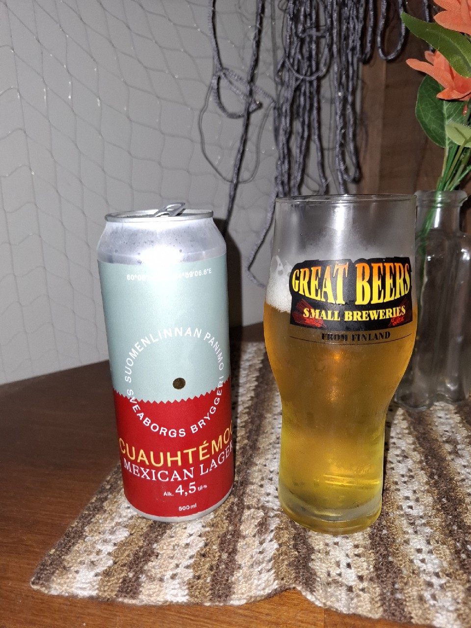 Cuauhtémoc Mexican lager, Finland