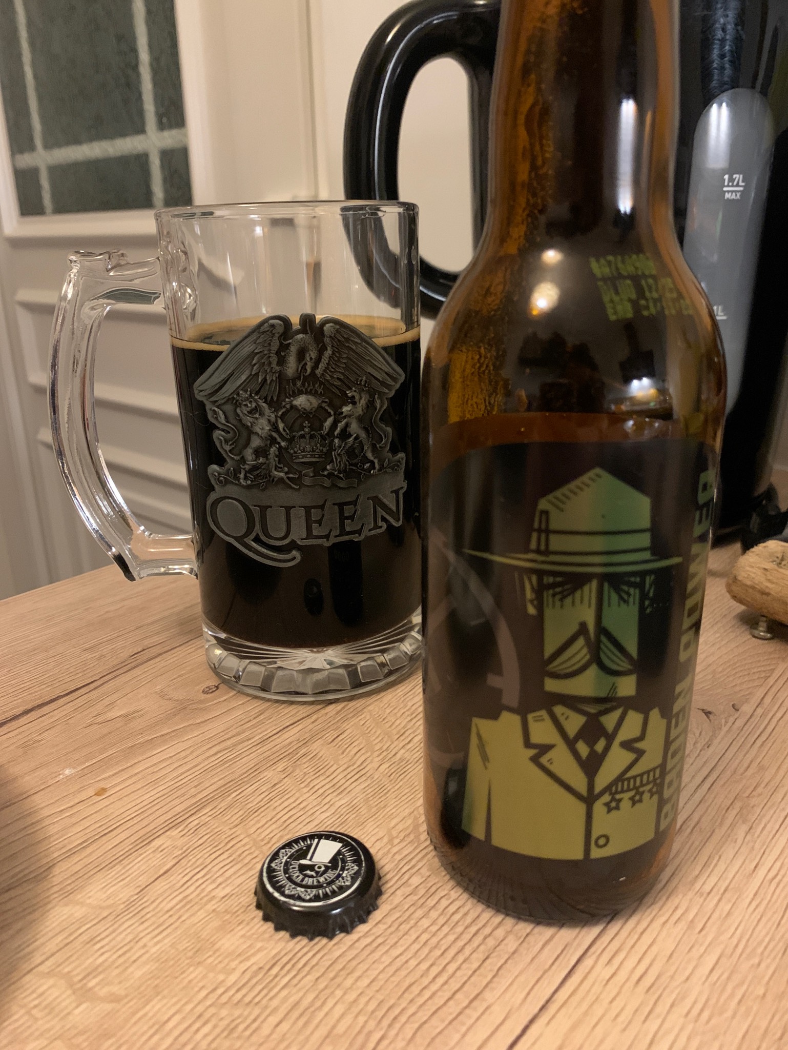 Baden Power Imperial Stout Bourbon Barrel Aged, O'Clock Brewing