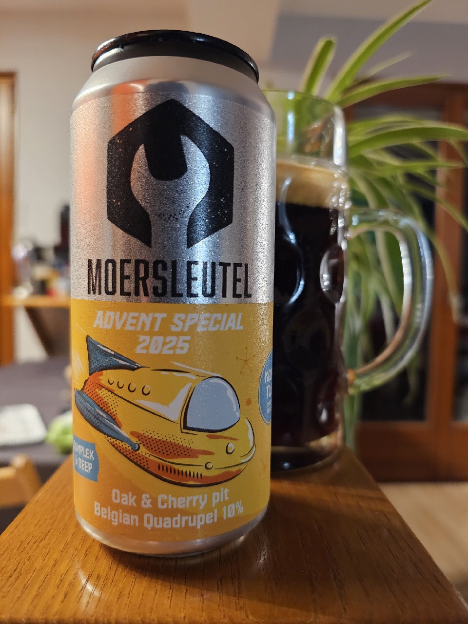 oak and cherry pit belgian quadrupel, Brouwerij De Moersleutel