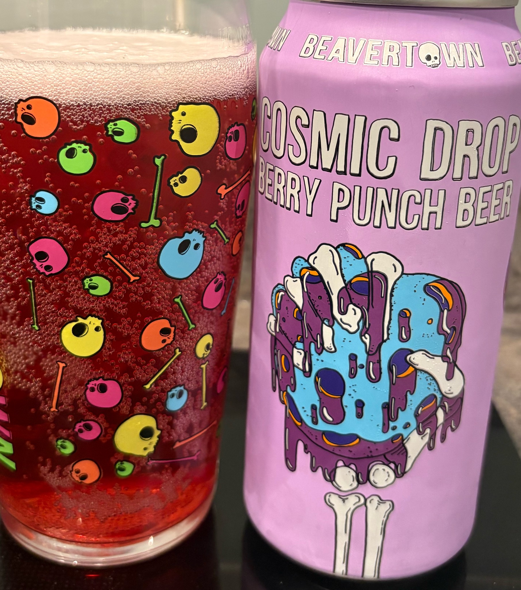 Cosmic Drop Berry Punch Beer, Beavertown Brewery