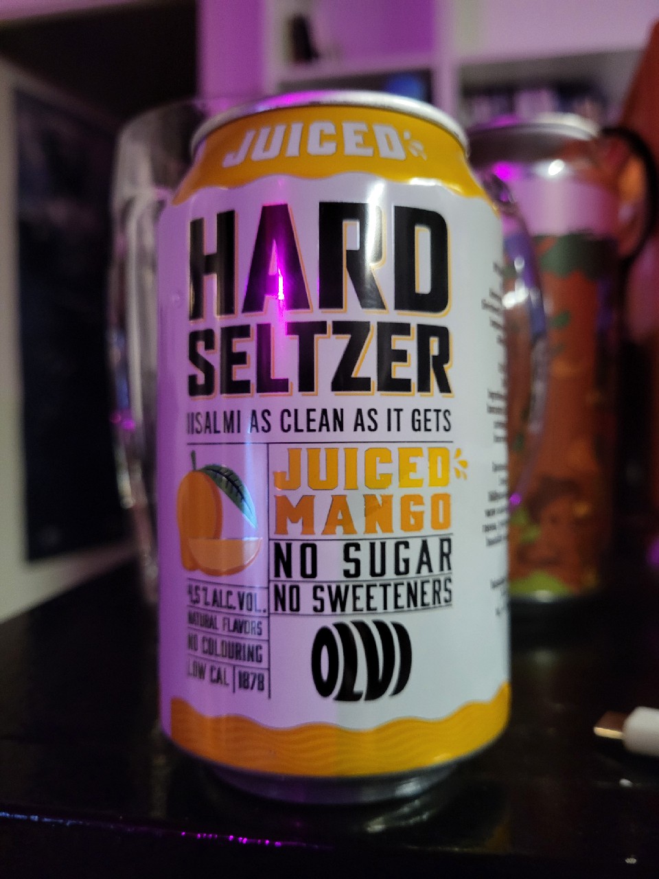 Hard Seltzer Juiced Mango, Finland
