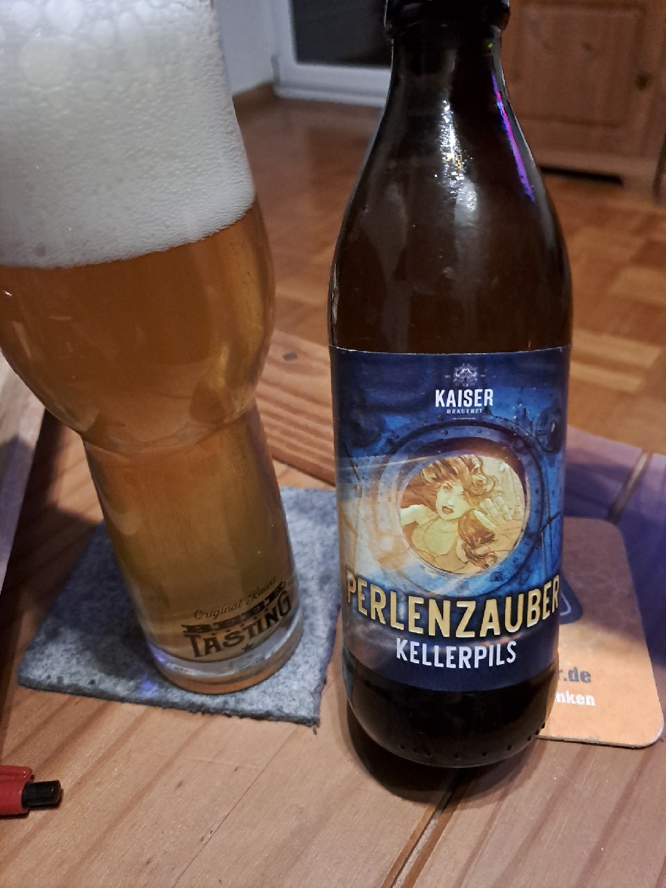 Perlenzauber 2025 Kellerpils, Kaiser-Brauerei Geislingen