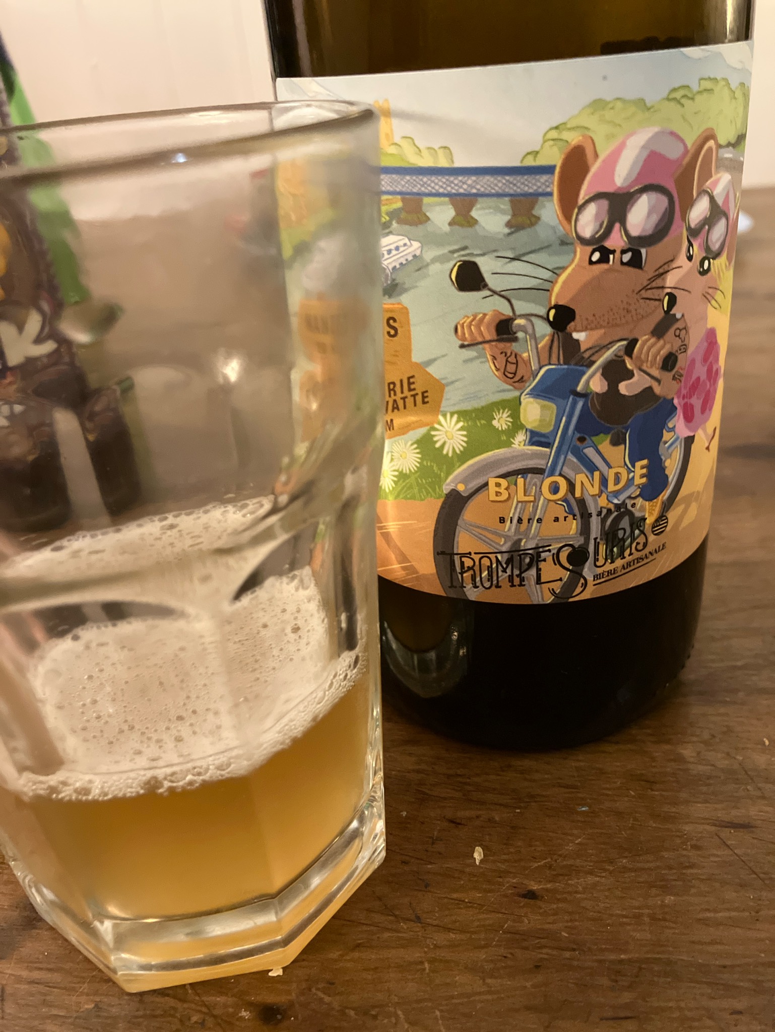 Trompe Souris Blonde Bio, Brasserie De La Divatte (Trompe-Souris)