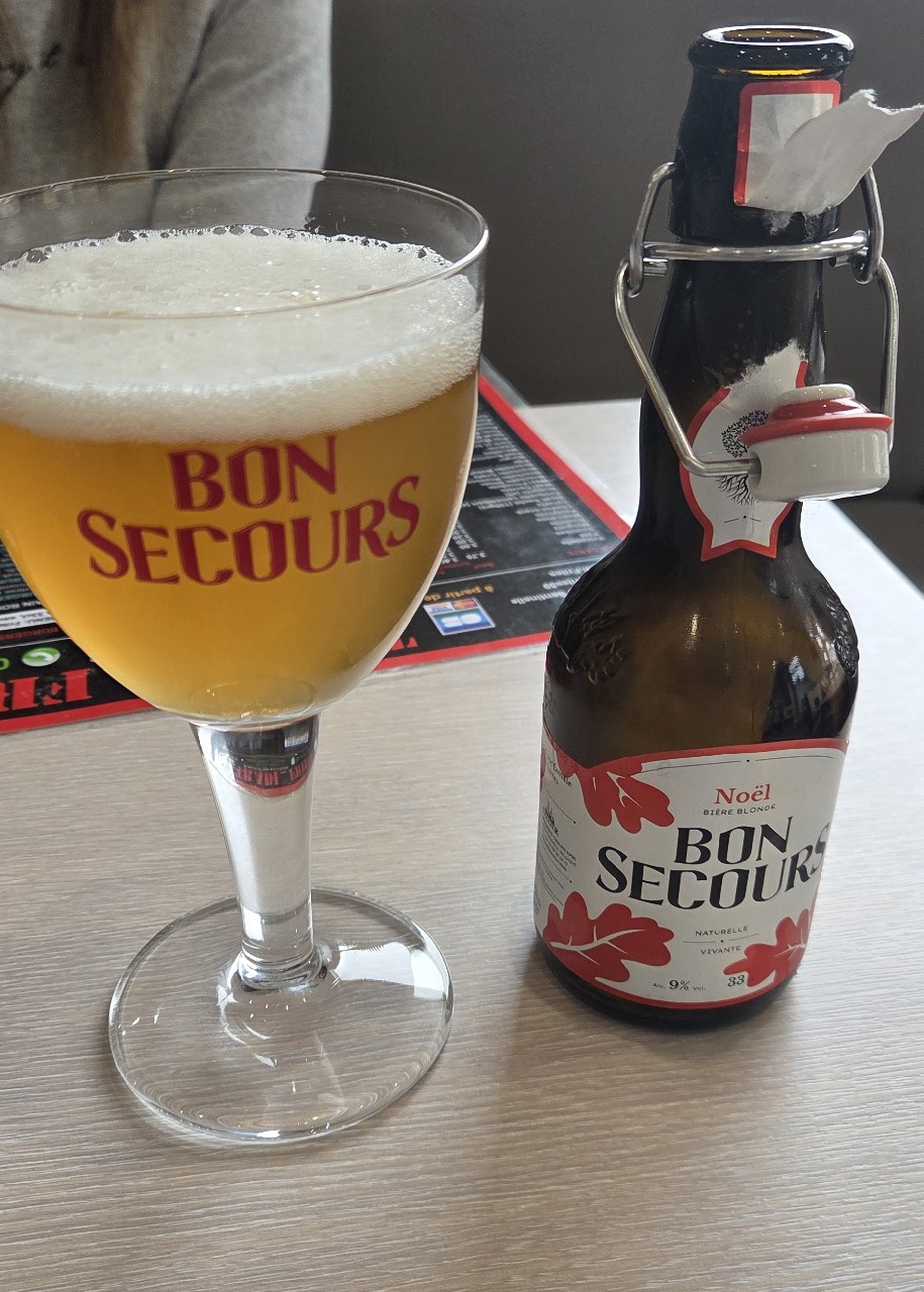 Bon Secours Blonde De Noël, Brasserie Caulier