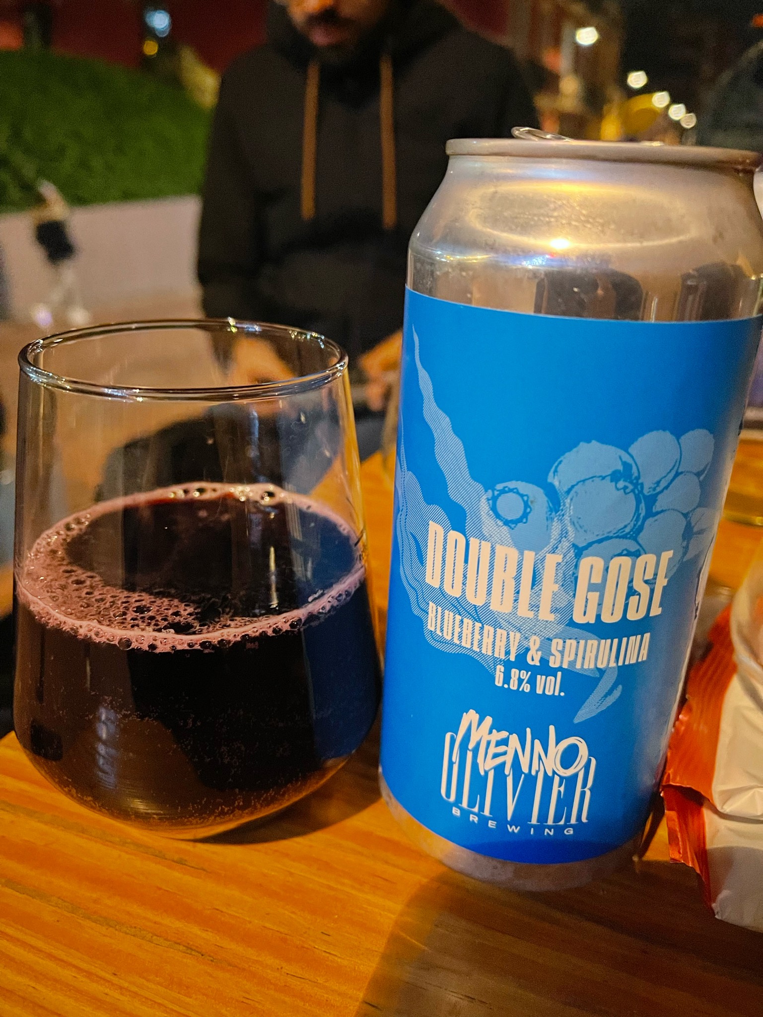 double gose - blueberry & spirulina, Menno Olivier Brewing