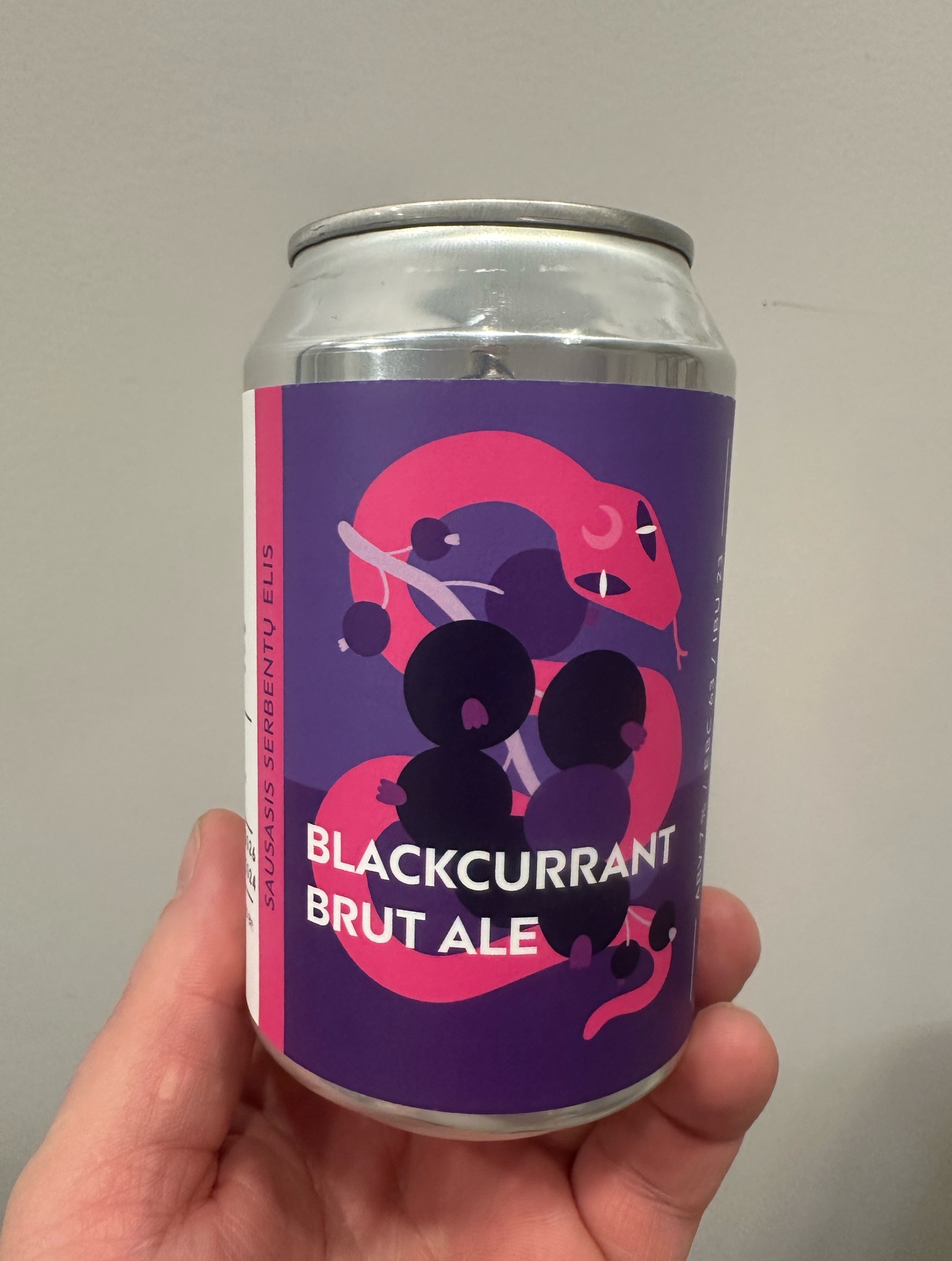 Blackcurrant Brut Ale, Sakiškės Brewery / Sakiškių Alus