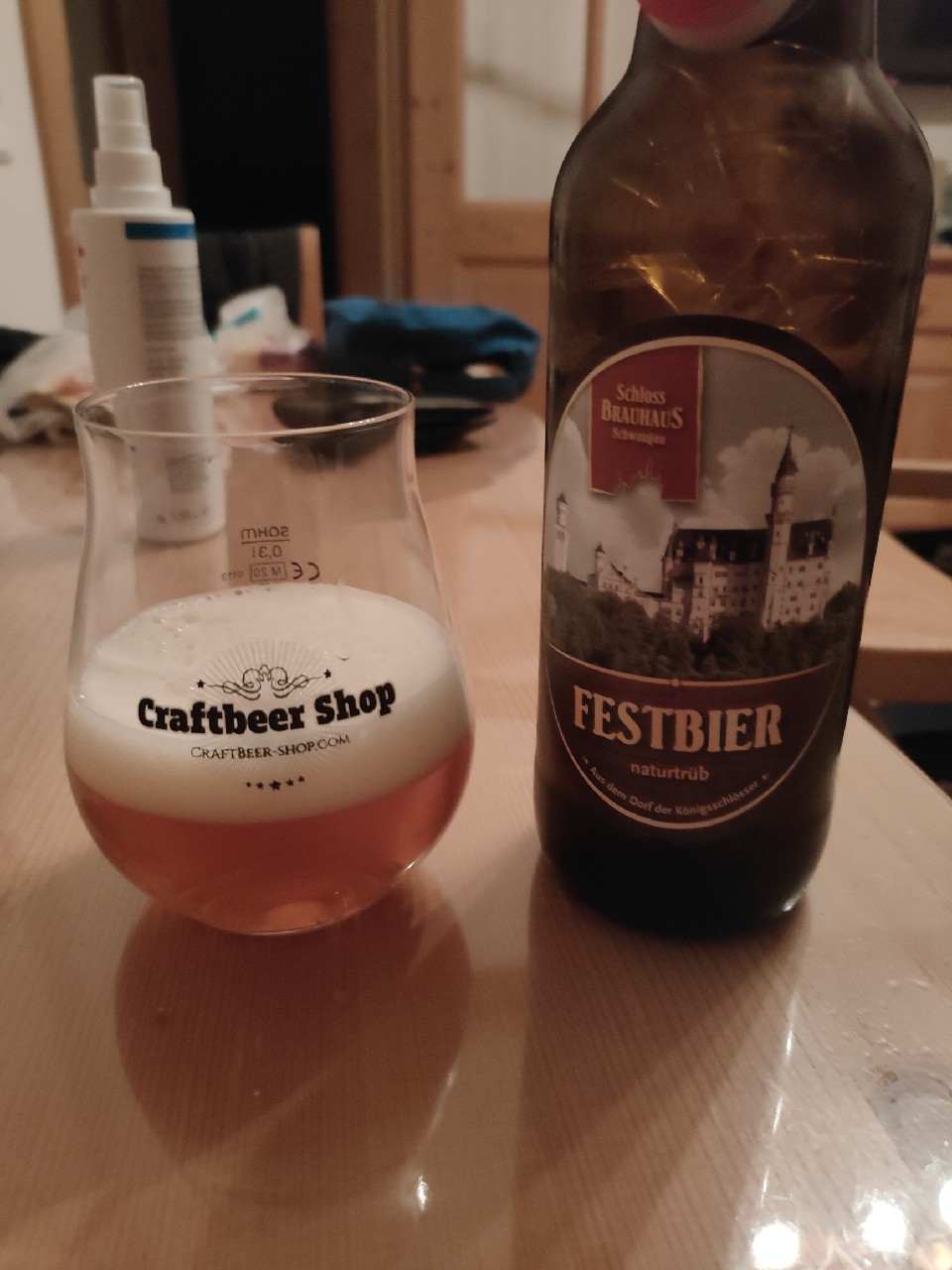 Festbier naturtrüb Schloss Brauhaus Schwangau, Schloss Brauhaus Schwangau