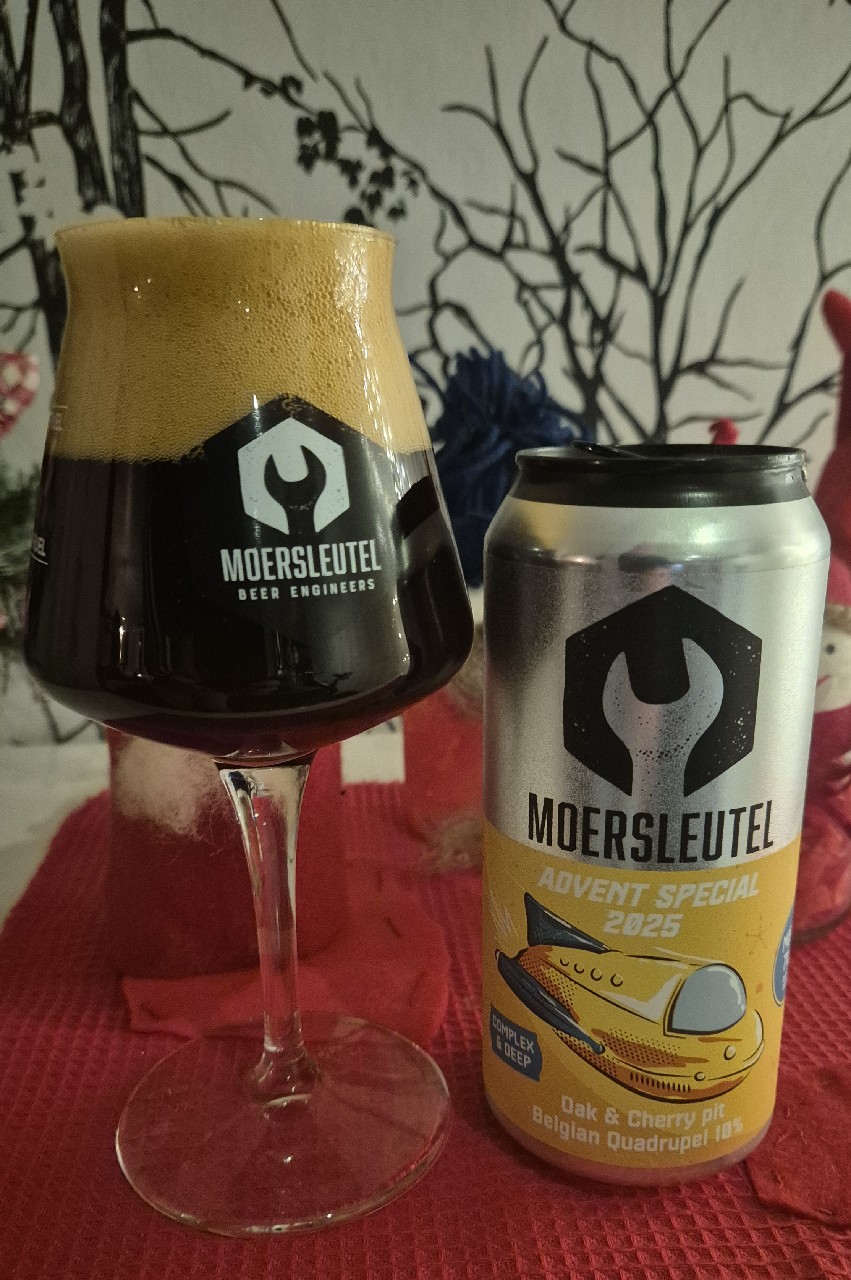 oak and cherry pit belgian quadrupel, Brouwerij De Moersleutel