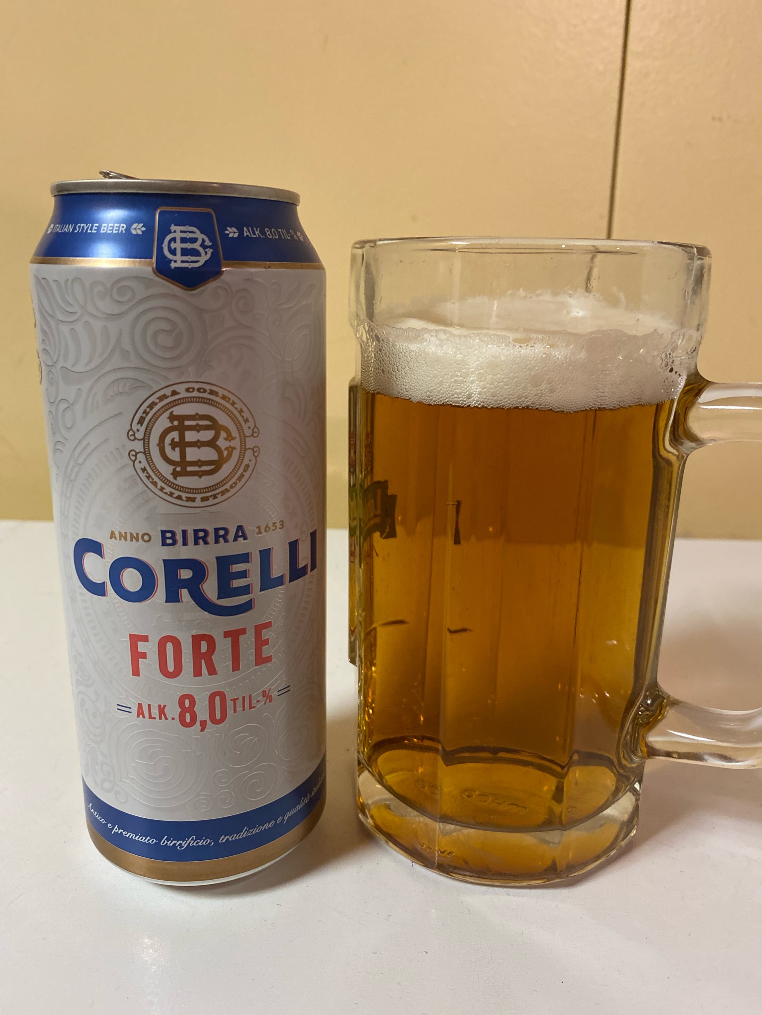 Birra corelli forte, Font Salem (Damm)