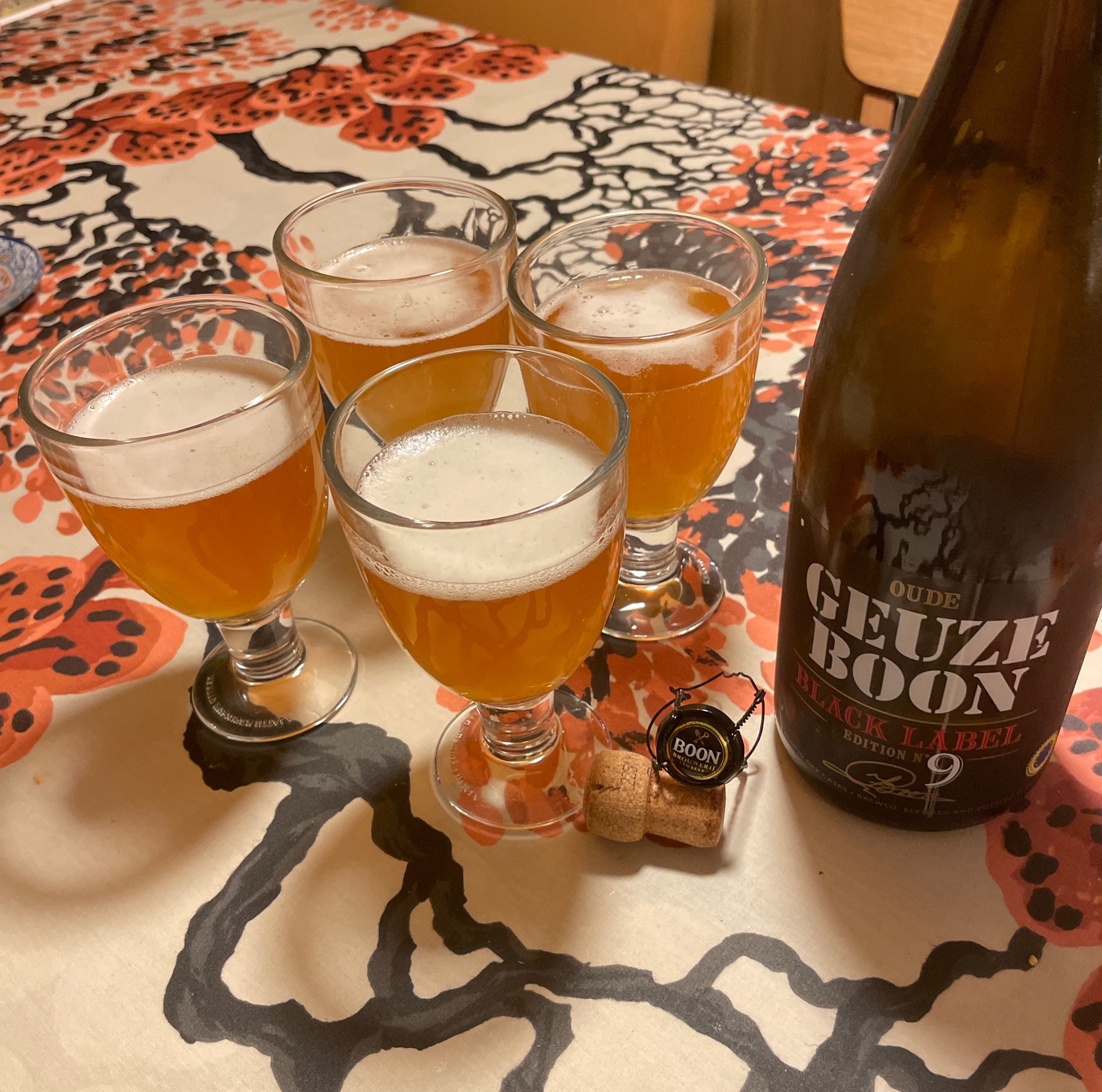 Oude gueuze boom black label edition N°9, Brouwerij Boon