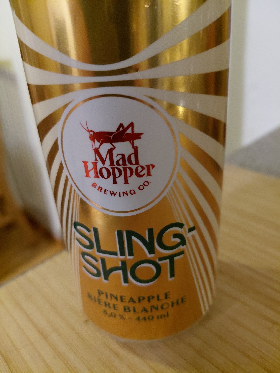 Slingshot - Pineapple Bière Blanche, Mad Hopper Brewing Co.