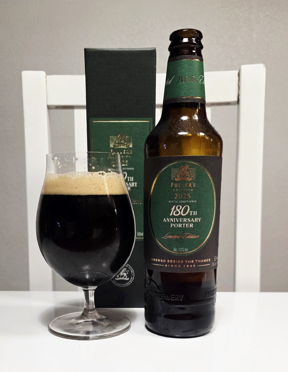 180th Anniversary Porter, Fuller's Griffin Brewery (Asahi Breweries)