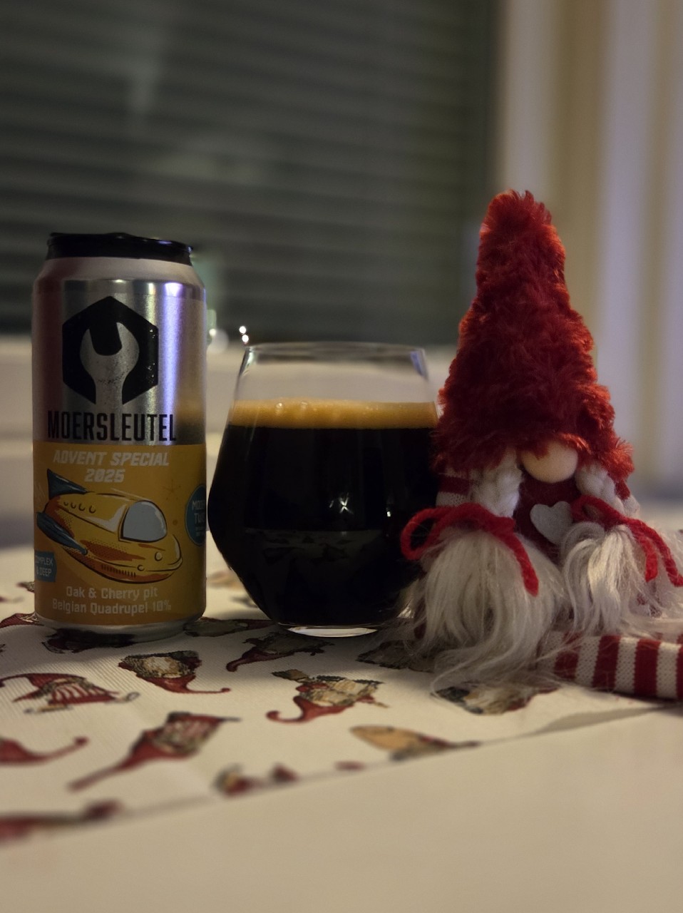 oak and cherry pit belgian quadrupel, Brouwerij De Moersleutel