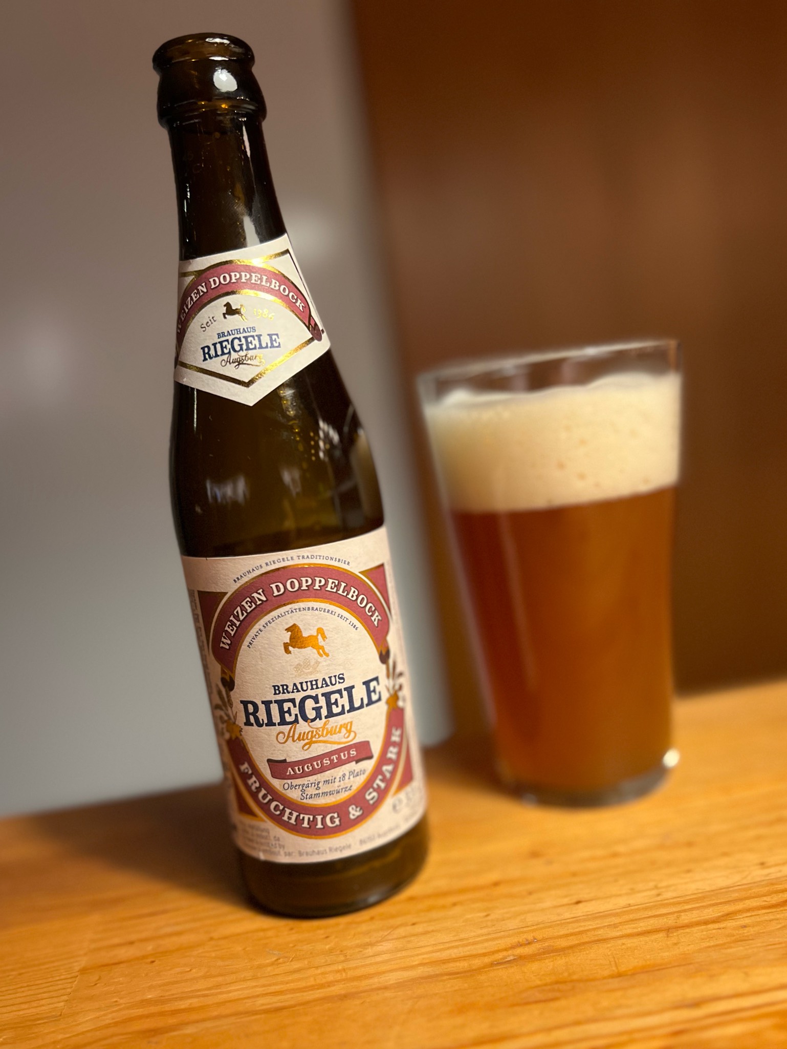 Augustus Weizen Doppelbock, Brauhaus Riegele