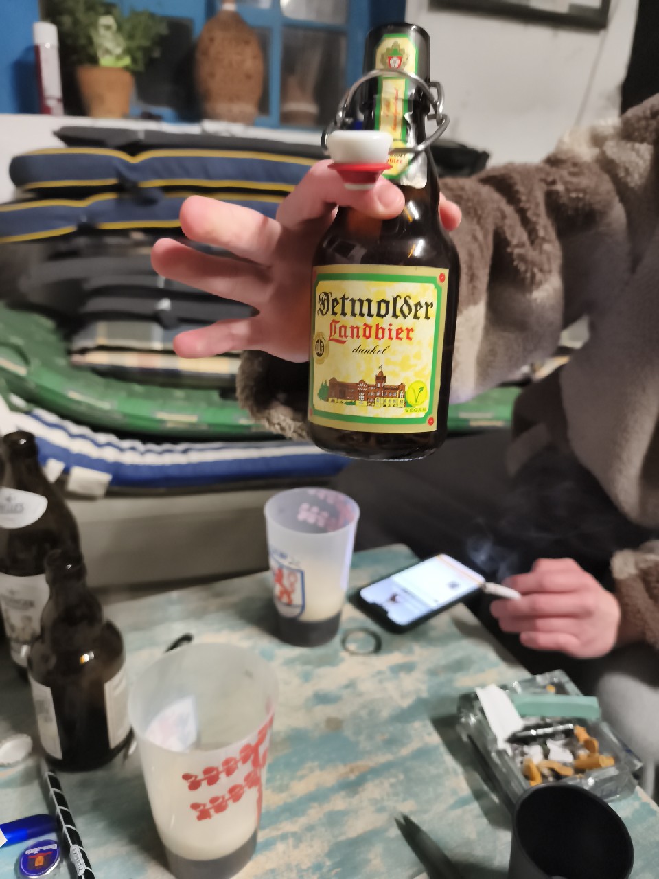 Detmolder Landbier dunkel, Privat-Brauerei Strate Detmold