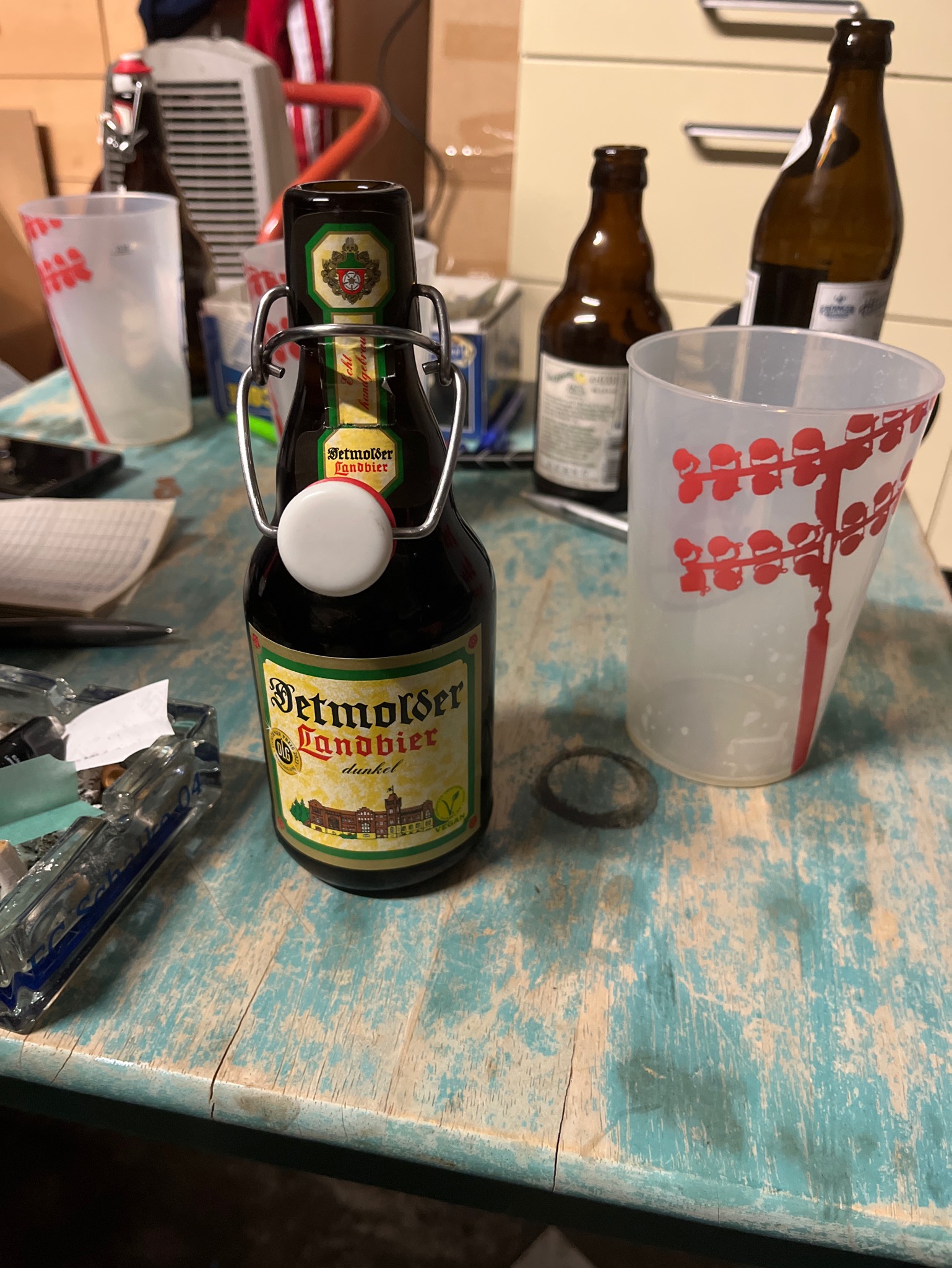 Detmolder Landbier dunkel, Privat-Brauerei Strate Detmold