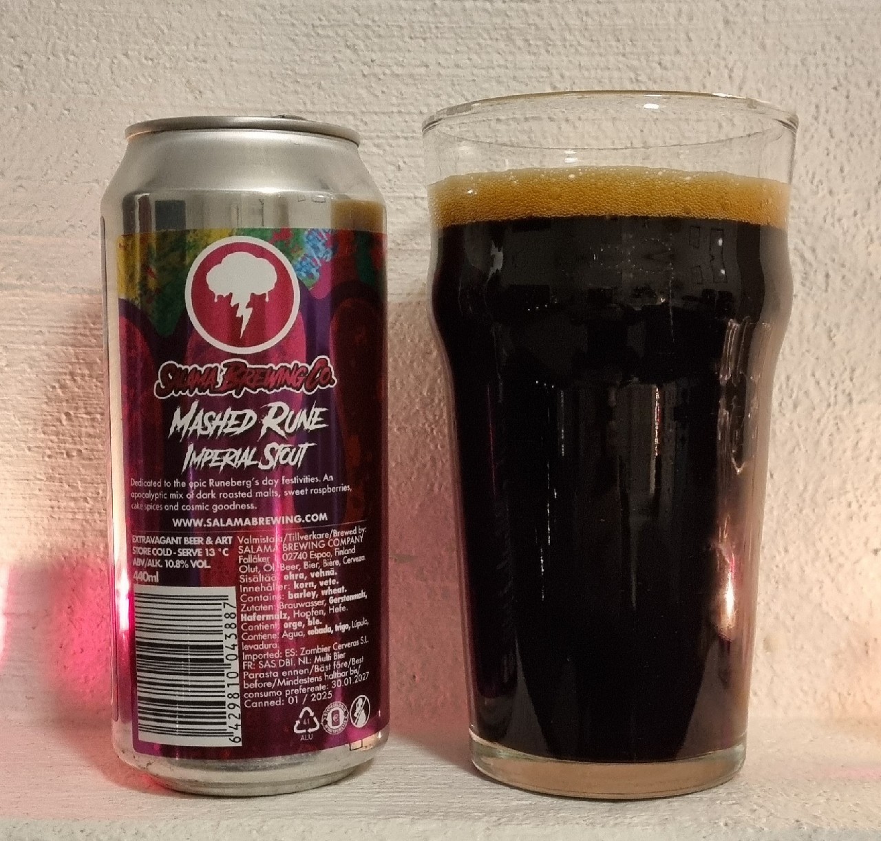 Mashed Rune 25, Salama Brewing Company