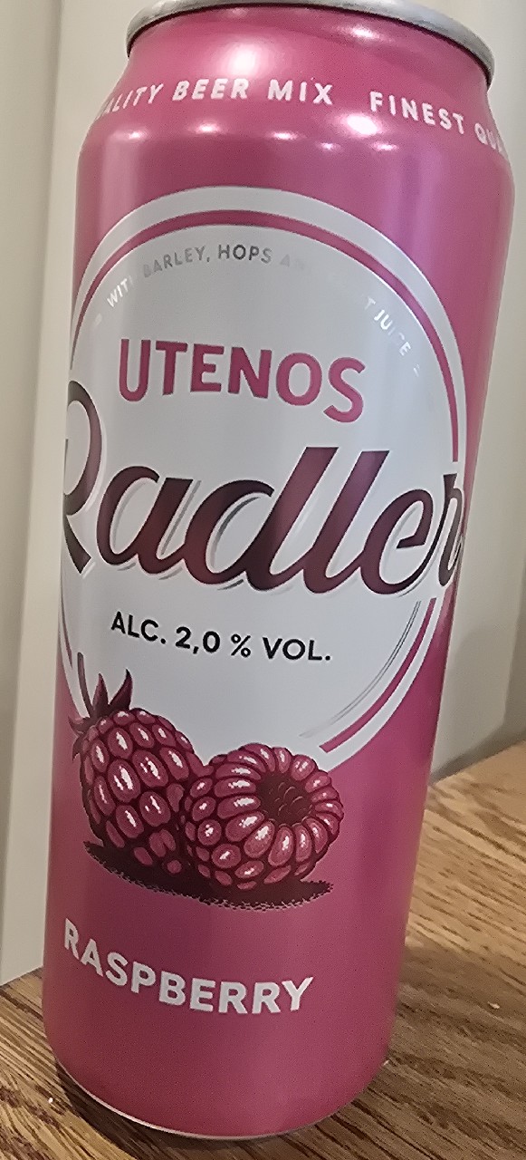 Radler Rasberry, Utenos Alaus (Carlsberg)