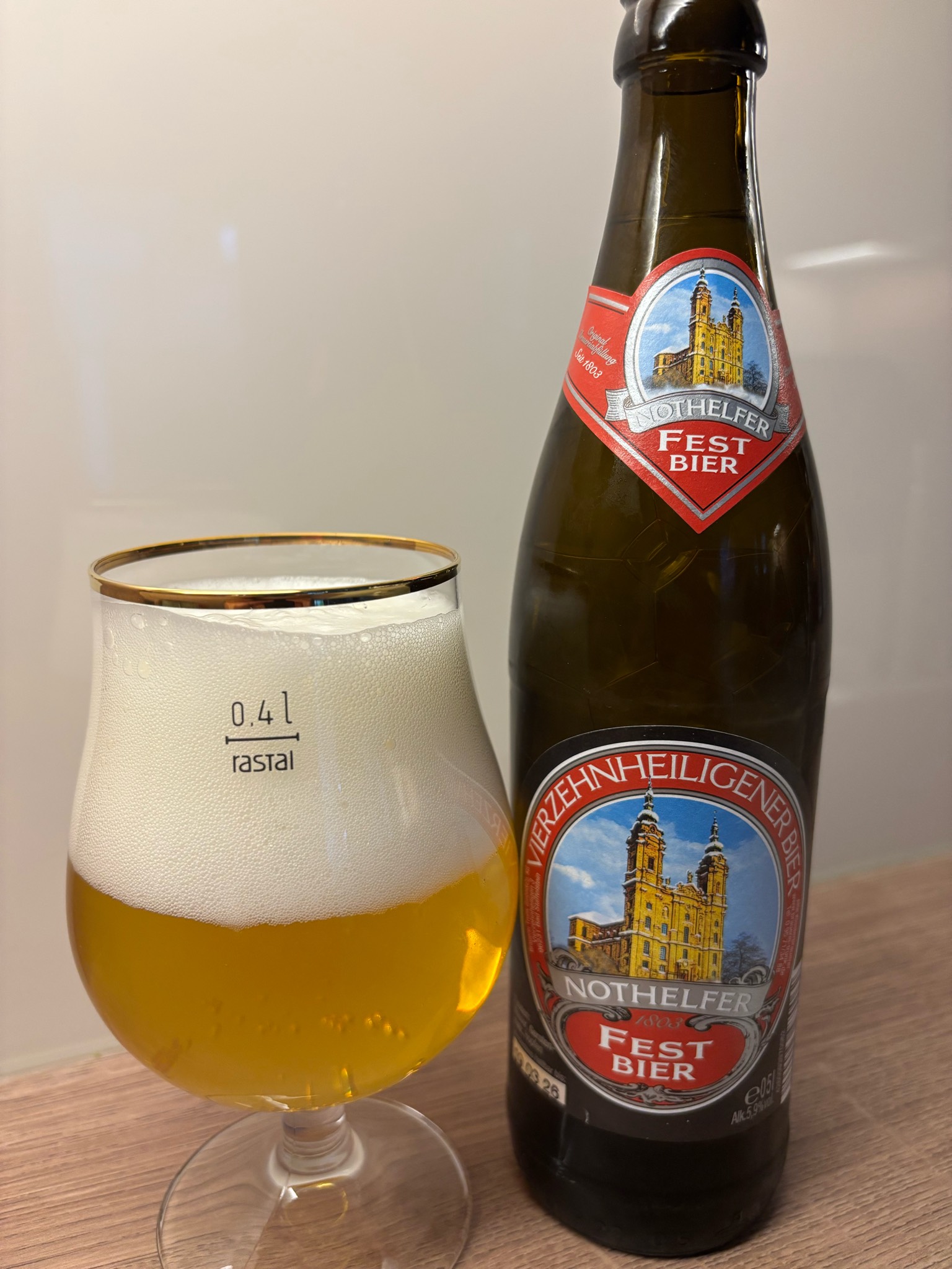 Nothelfer Festbier, Alte Klosterbrauerei Vierzehnheiligen Brauerei Trunk