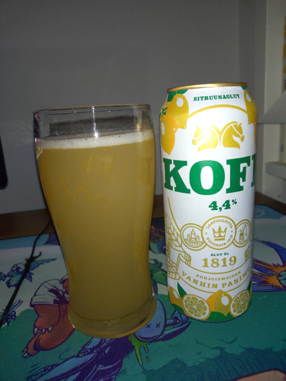 KOFF Sitruunaolut, Sinebrychoff (Carlsberg Group)