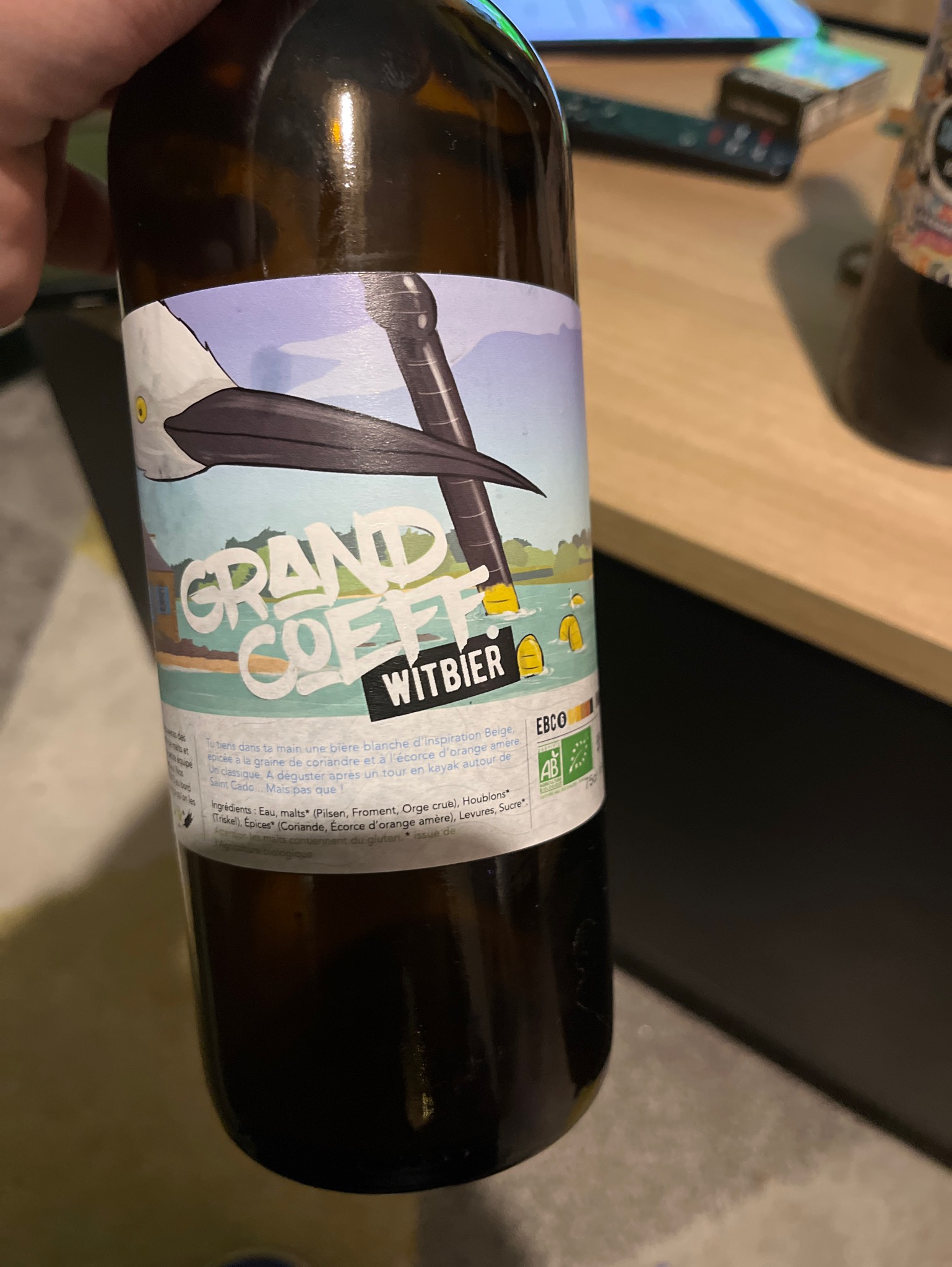 Grand Coeff Witbier, Brasserie De L'Estran