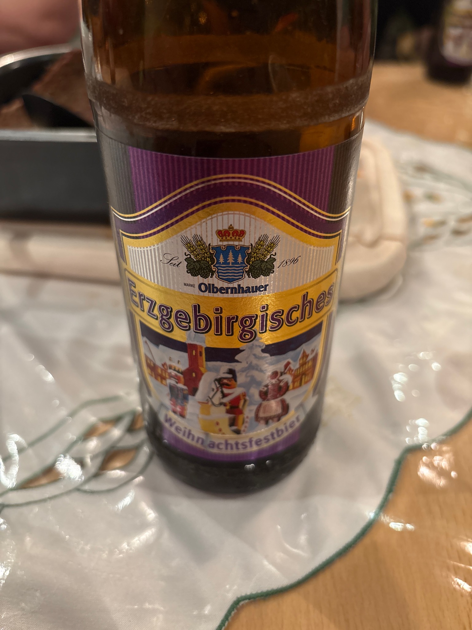 Olbernhauer Erzgebirgisches Weihnachtsfestbier, Privatbrauerei Olbernhau