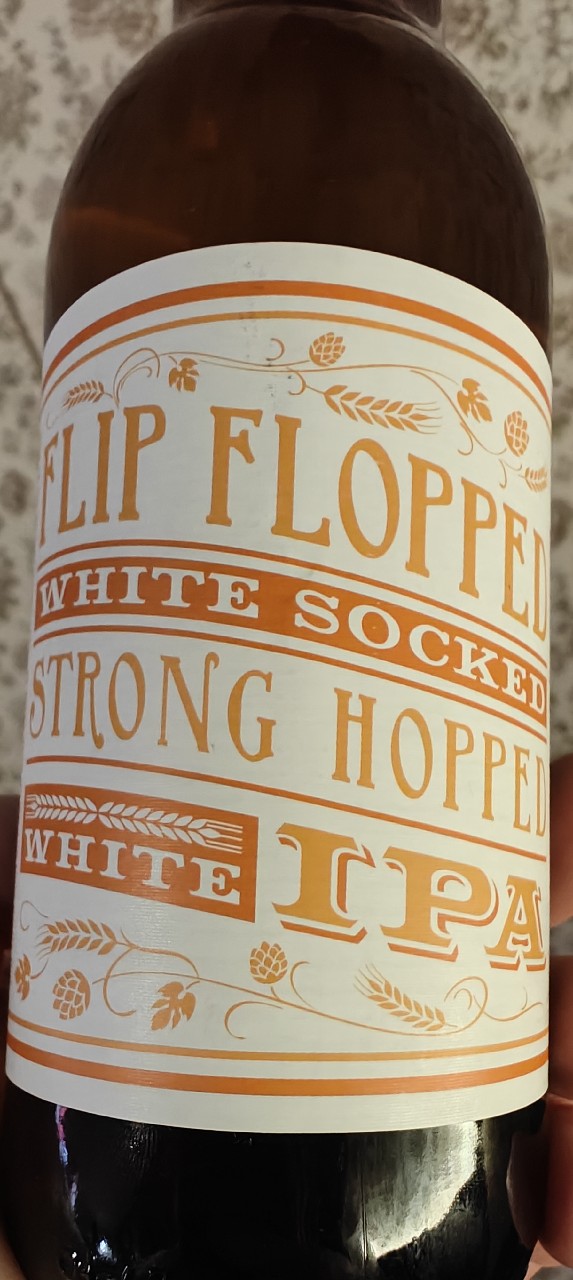 Flip Flopped White Socked Strong Hopped White IPA, The Flying Dutchman Nomad Brewing Company