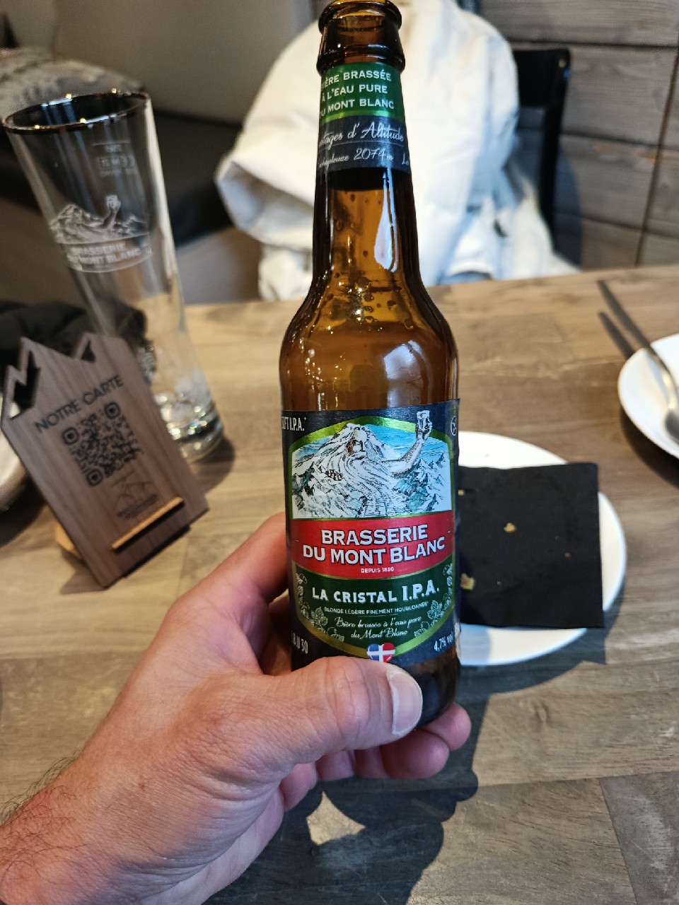 La Cristal IPA, Brasserie Du Mont Blanc