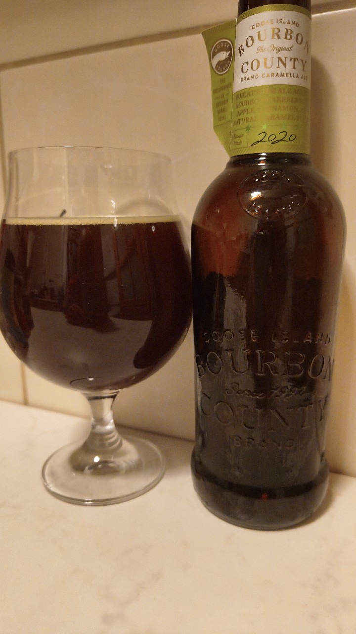 Bourbon County Brand Caramella Wheatwine (2020), Goose Island Beer Company (AB-InBev)