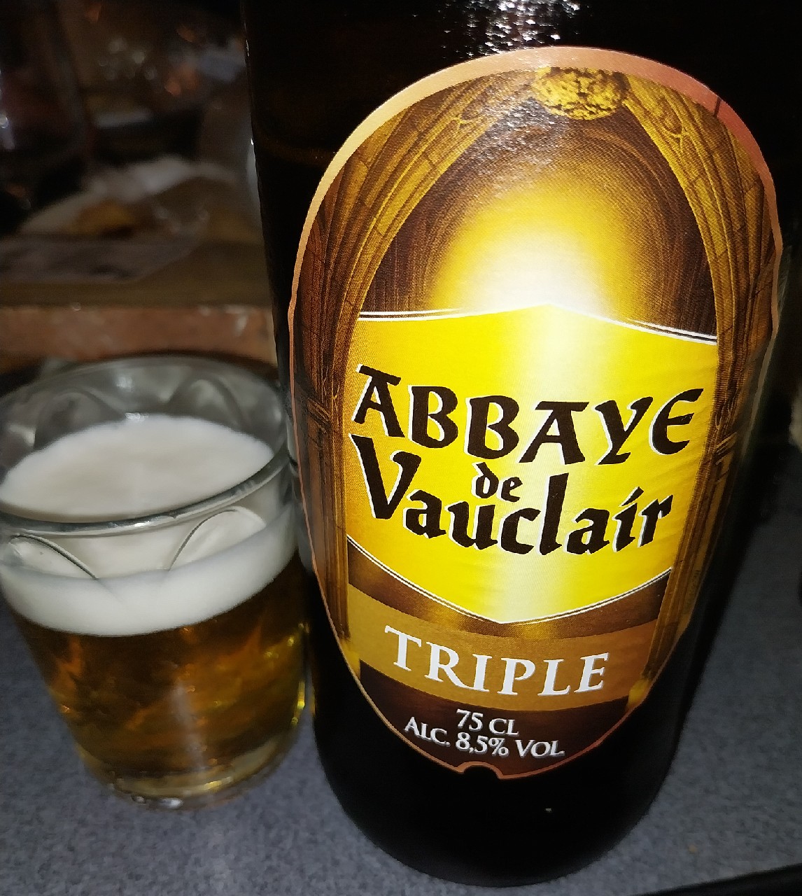 Abbaye De Vauclair - Triple, Brasserie Goudale (De Gayant)