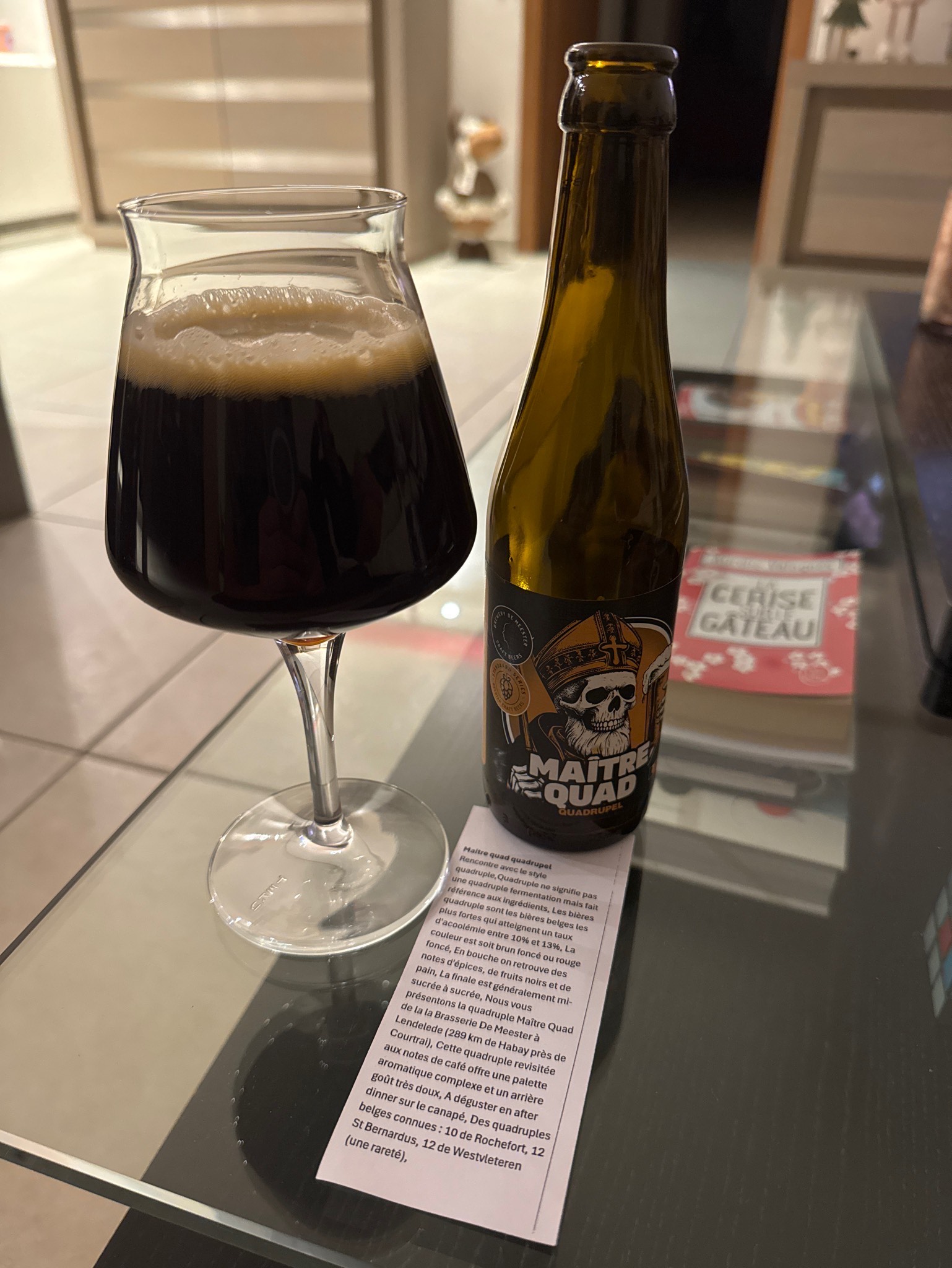 Meester Quadrupel, Brewery De Meester