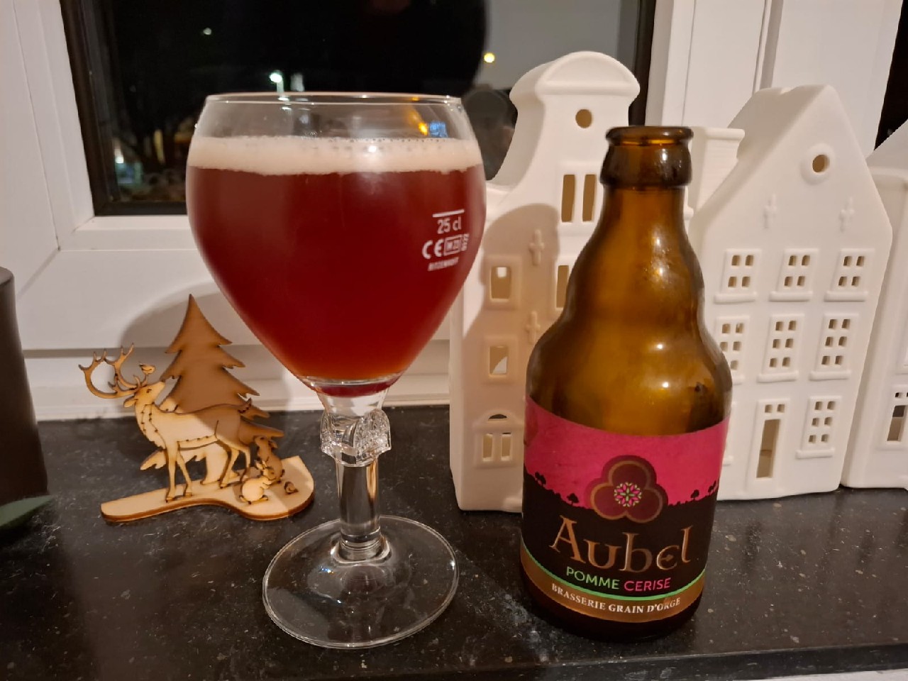 Aubel Pomme Cerise, Brasserie Grain d'Orge