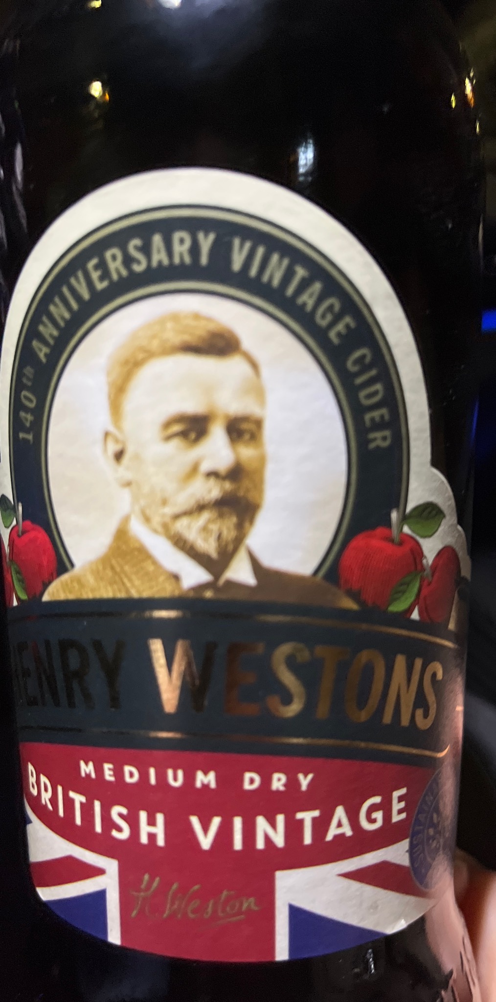 Henry Westons 2023 Medium Dry British Vintage, Westons Cider
