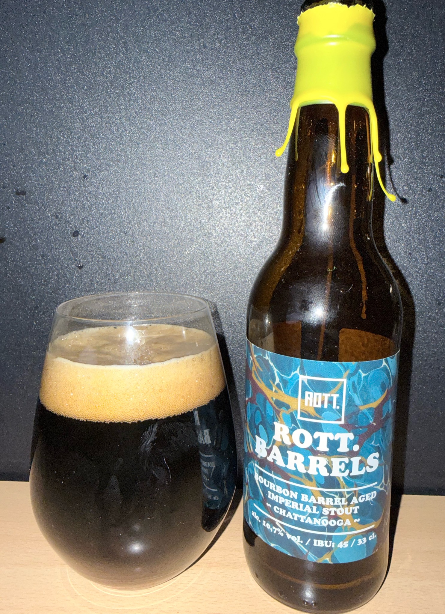 ROTT.Barrels #12 Bourbon Barrel Aged Imperial Stout ~Chattanooga~, ROTT. Brouwers