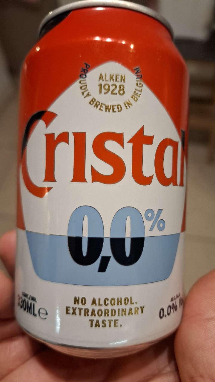 Cristal 0,0%, Brouwerij Alken-Maes (Heineken)