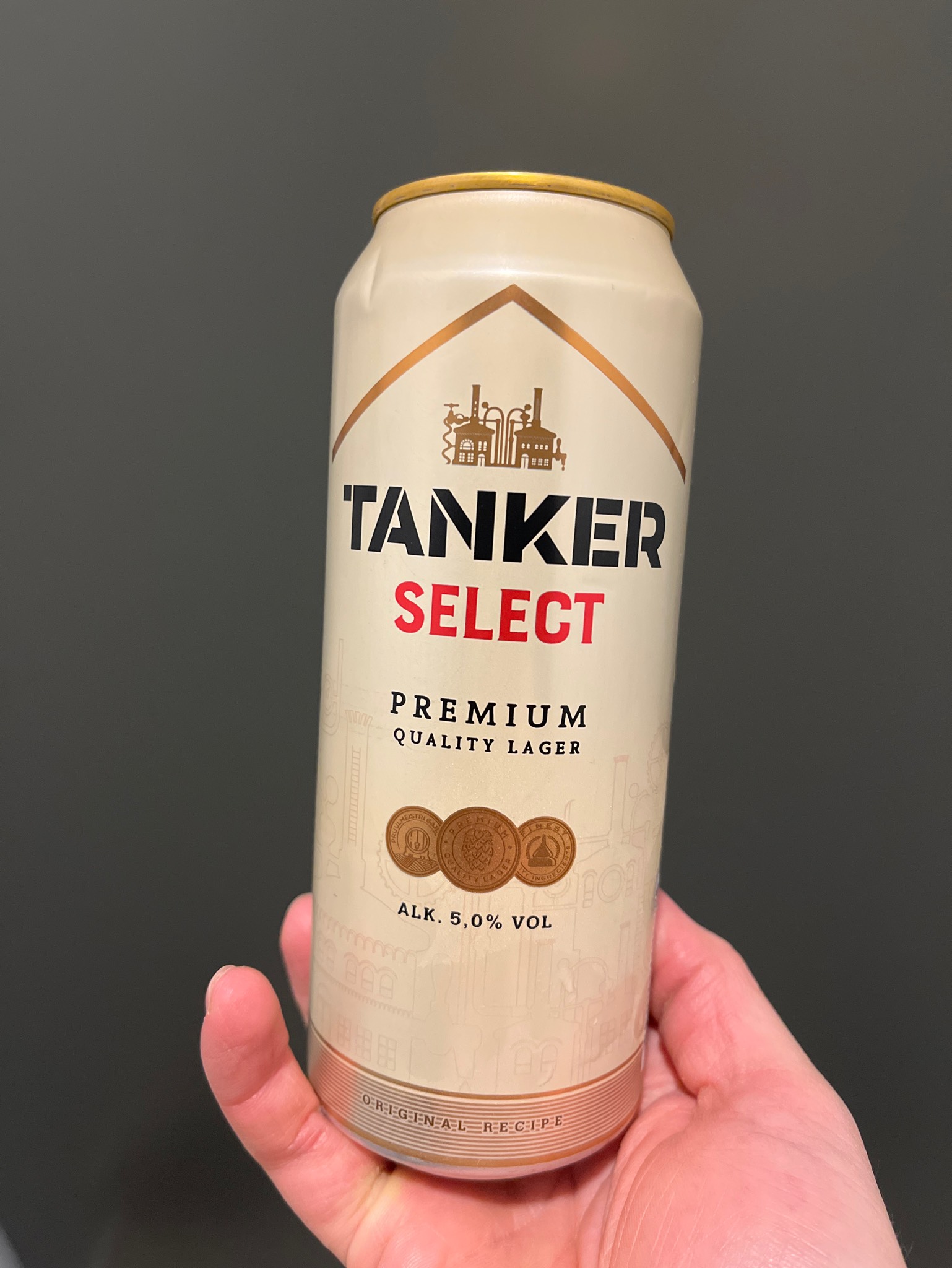 Tanker Select, Tanker Brewery (Royal Unibrew)
