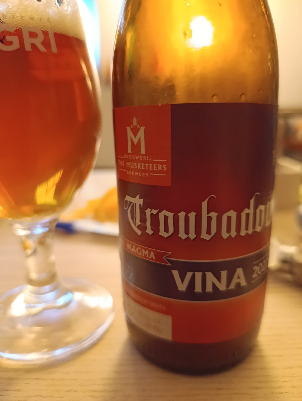Troubadour Magma Vina (2022), Brouwerij The Musketeers