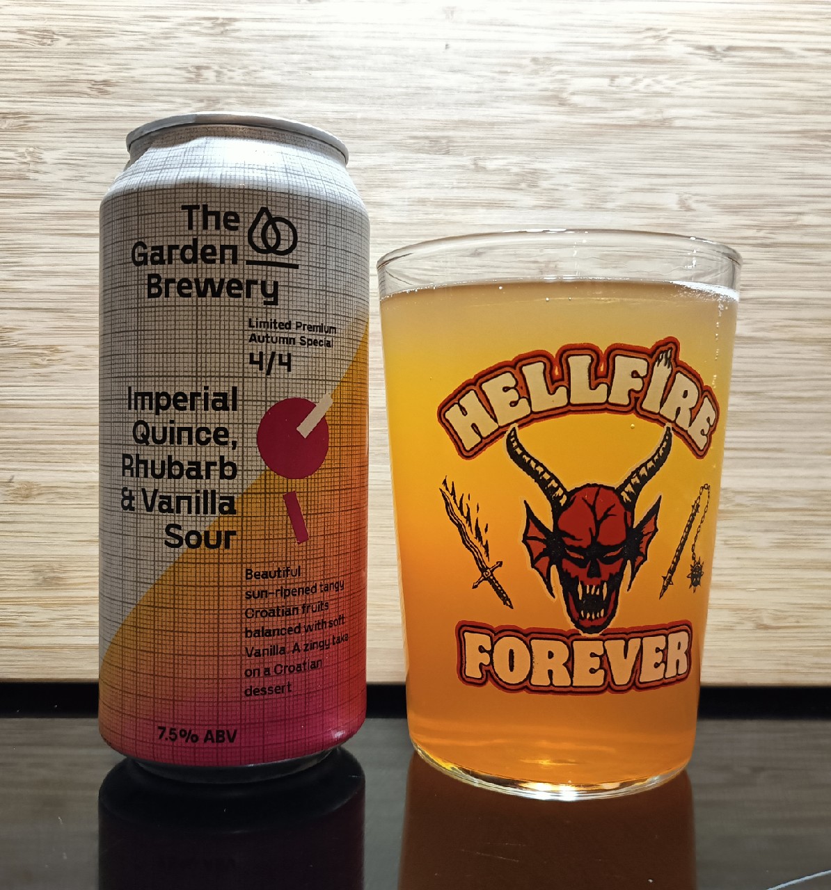 imperial quince rhubarb et vanilla sour, Croatia