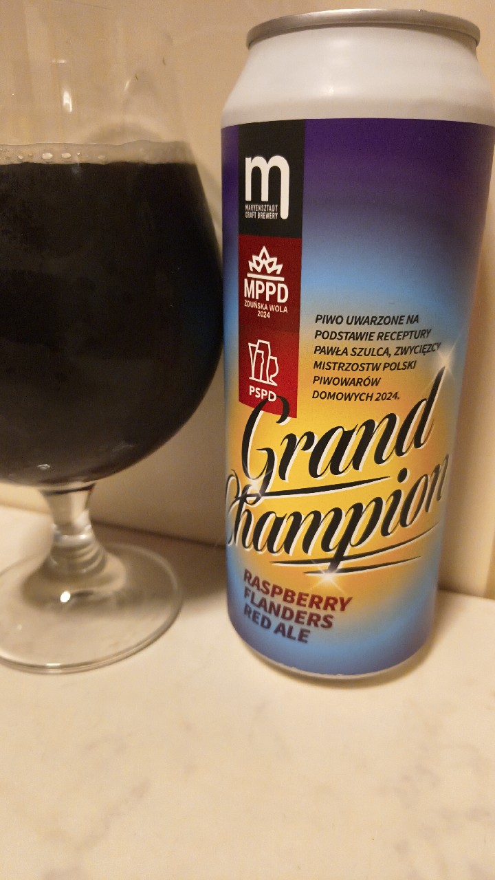 Grand Champion MPPD 2024 - Raspberry Flanders Red Ale, Browar Maryensztadt