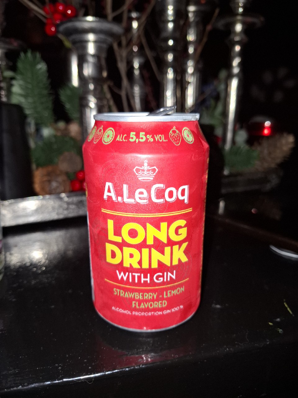 A. Le Coq GIN Strawberry-Lemon Long Drink, A. Le Coq (Olvi)