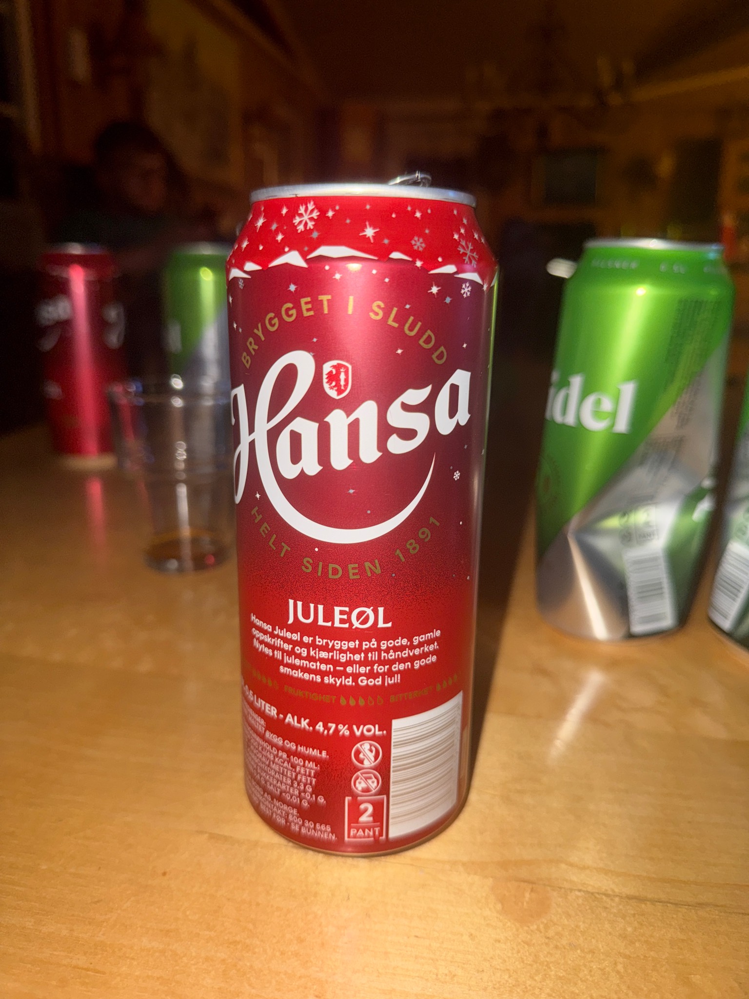 Hansa Juleøl 4.7%, Hansa Borg Bryggerier (Royal Unibrew)