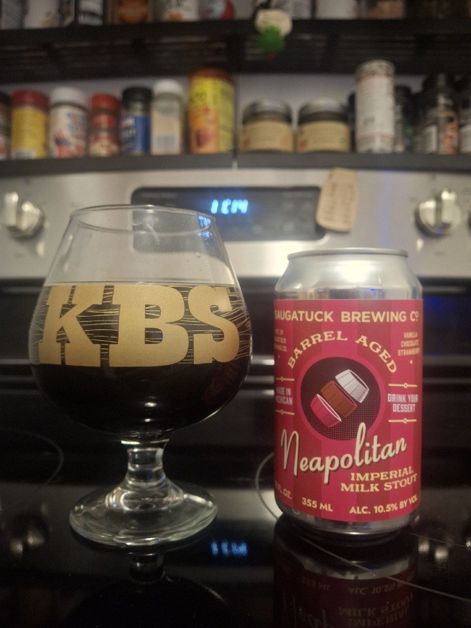 Bourbon Barrel Aged Imperial Neapolitan Milk Stout, Saugatuck Brewing Co.
