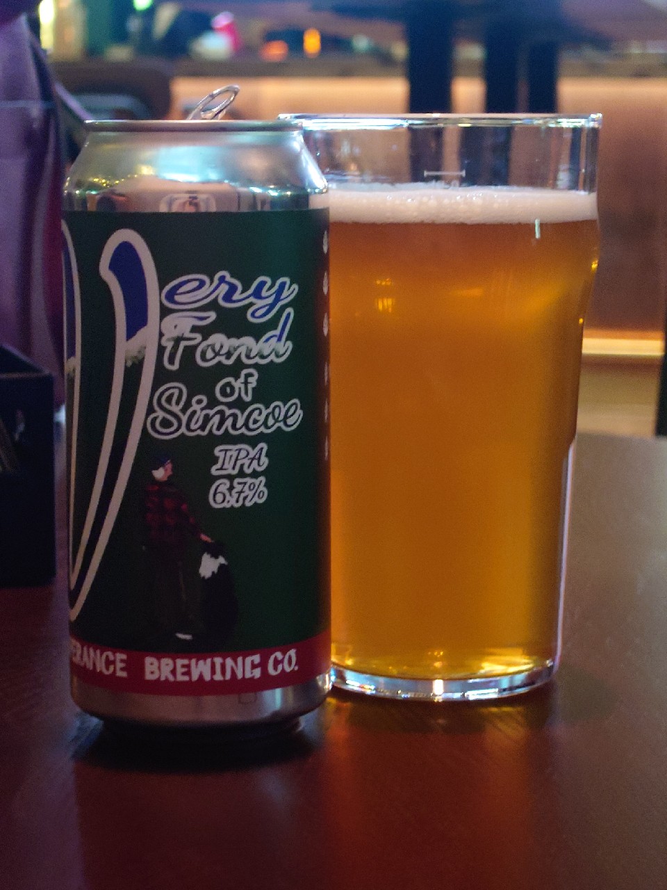 Very Fond of Simcoe, Temperance Brewing Co.