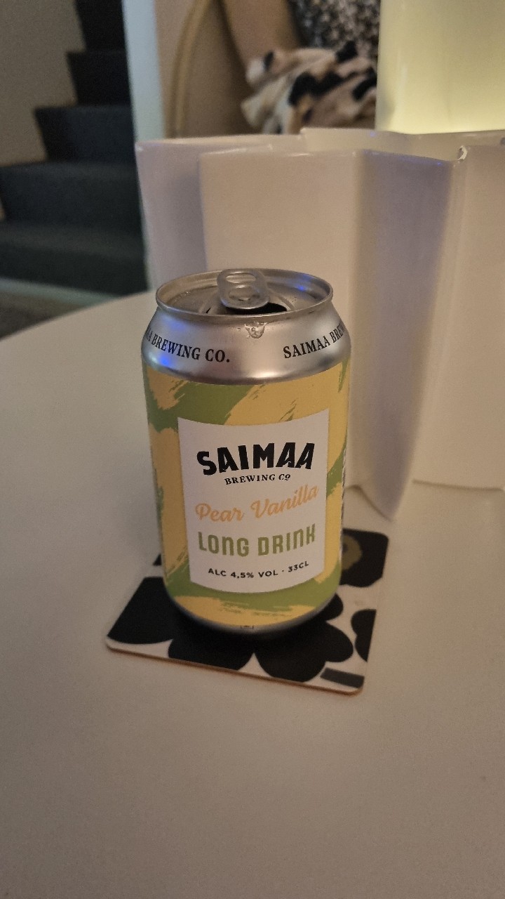 Saimaa Long Drink Pear Vanilla, Finland