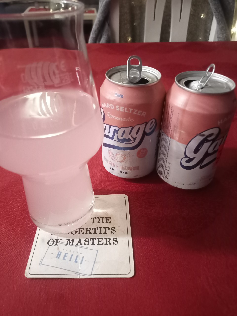 Garage Hard Seltzer Lemonade Pink, Finland