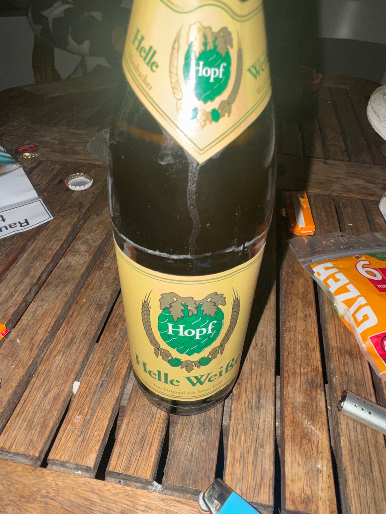 Hopf Helle Weiße, Weissbierbrauerei Hopf