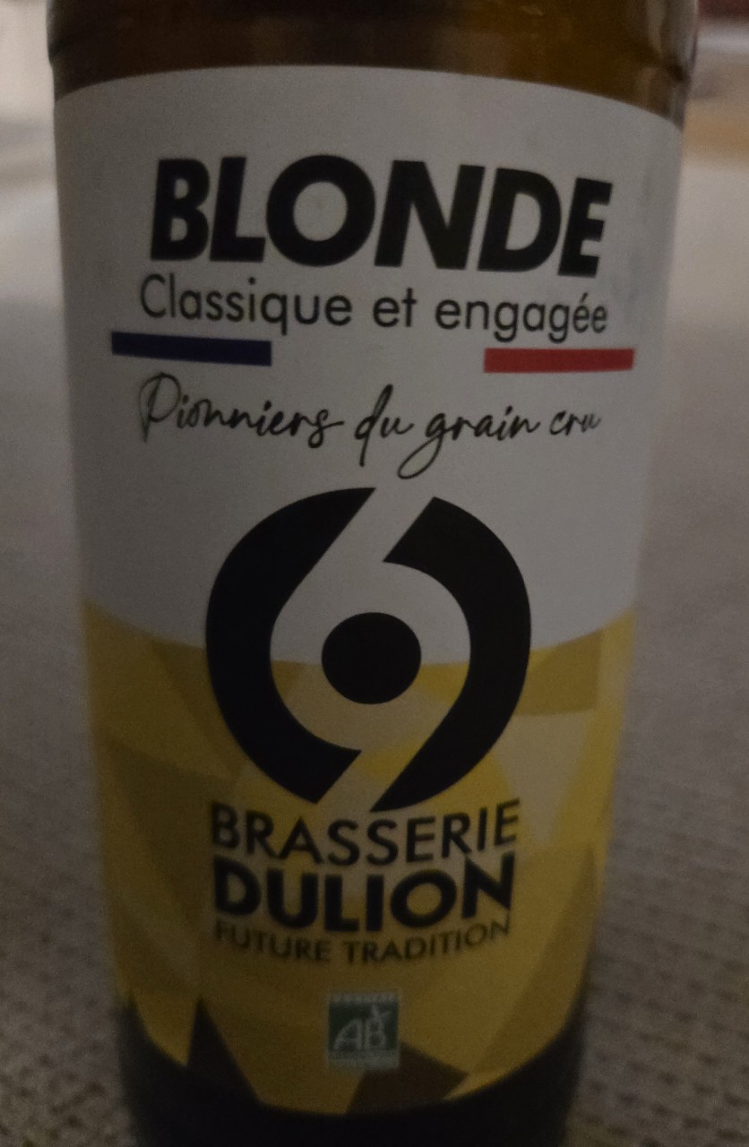 Brasserie Dulion Blonde blé et orge, Brasserie Dulion