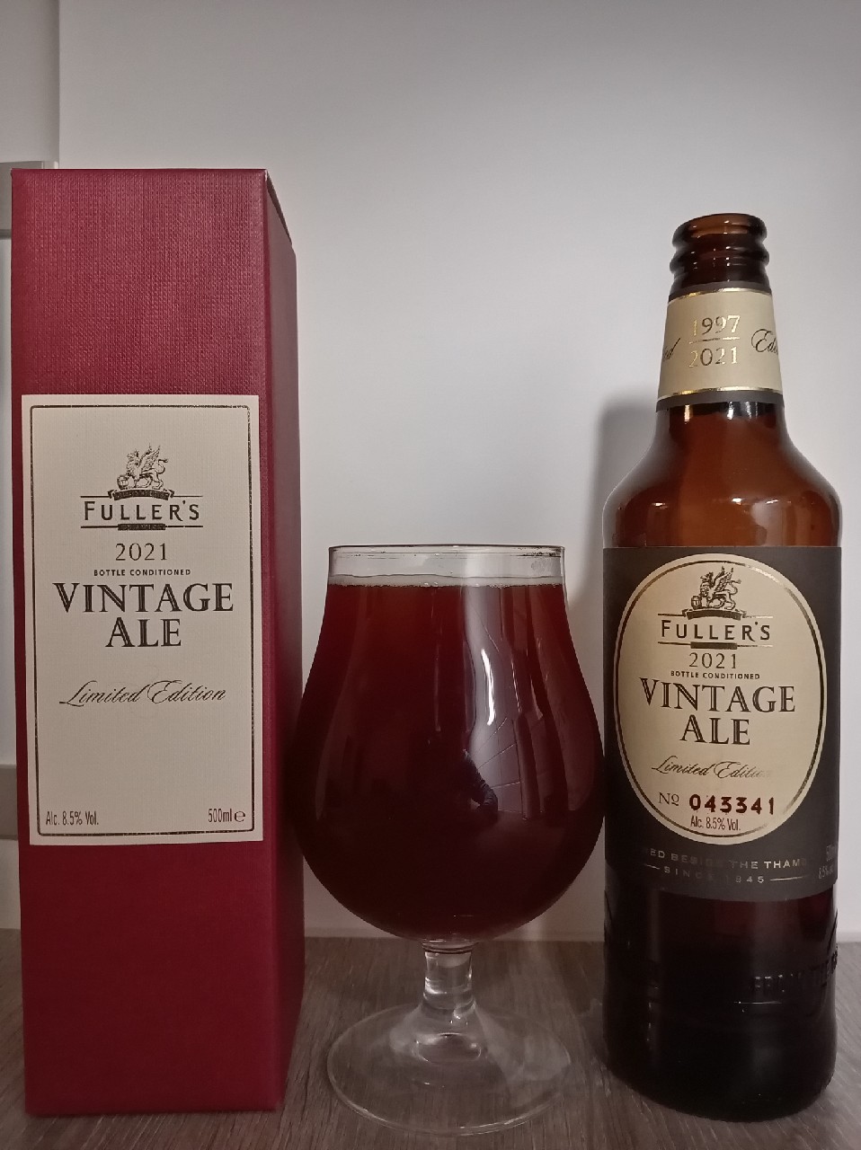 Vintage Ale (2021), Fuller's Griffin Brewery (Asahi Breweries)